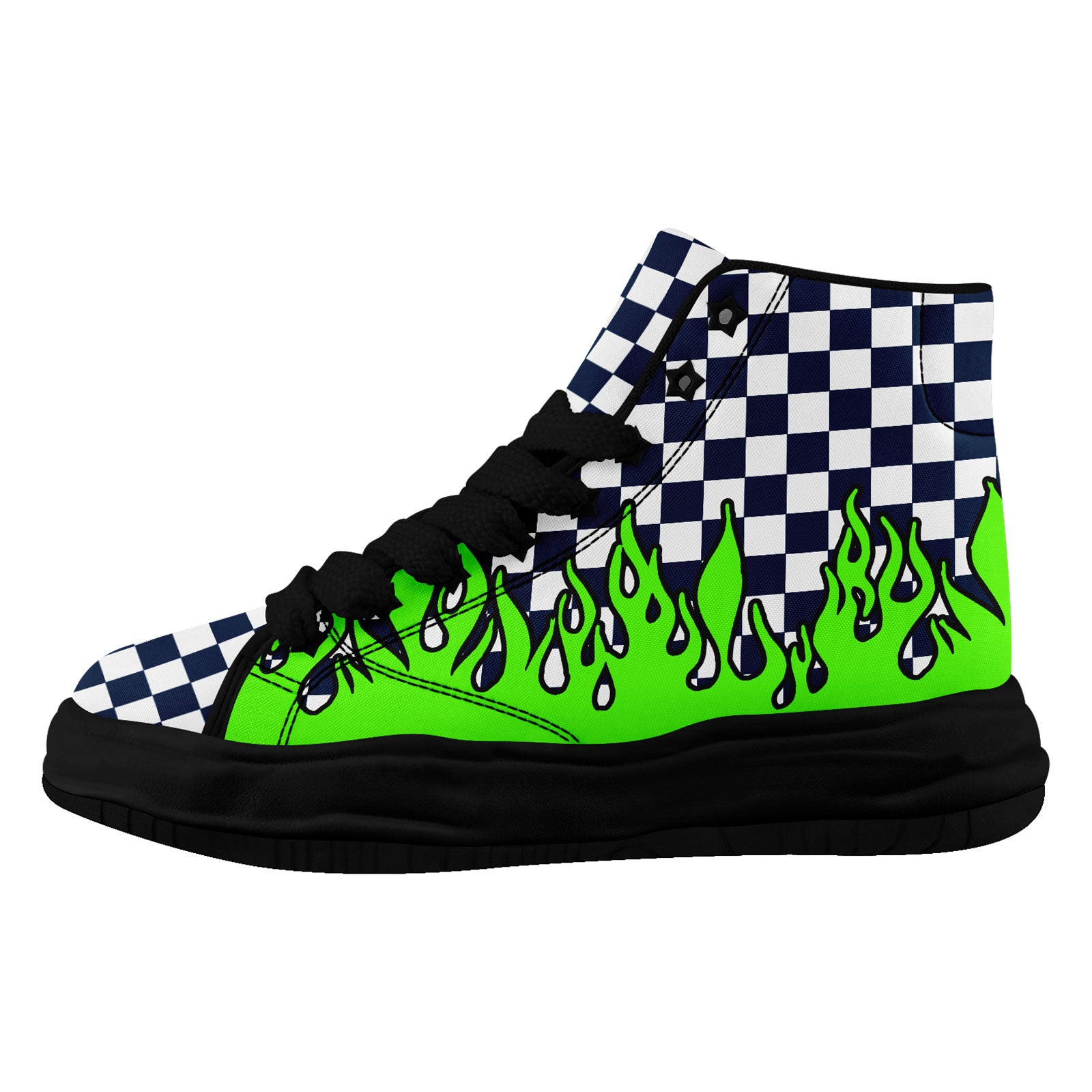 Custom Green Blue White Seattle Firesoul Personalized Sneakers - Breathable Comfortable Running Shoes for Men & Women | Perfect for Jogging, Gym Workouts and Casual Wear (Style: FN039 D020272 27)