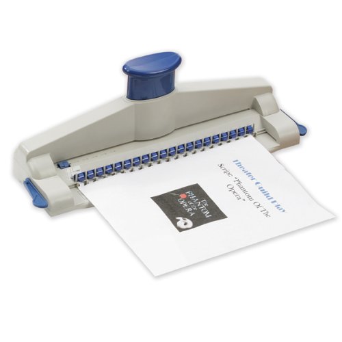 Heavy Duty Comb Binding Machine for Office & School - Perfect for Reports, Presentations & Booklets - Fast & Easy Binding Solution