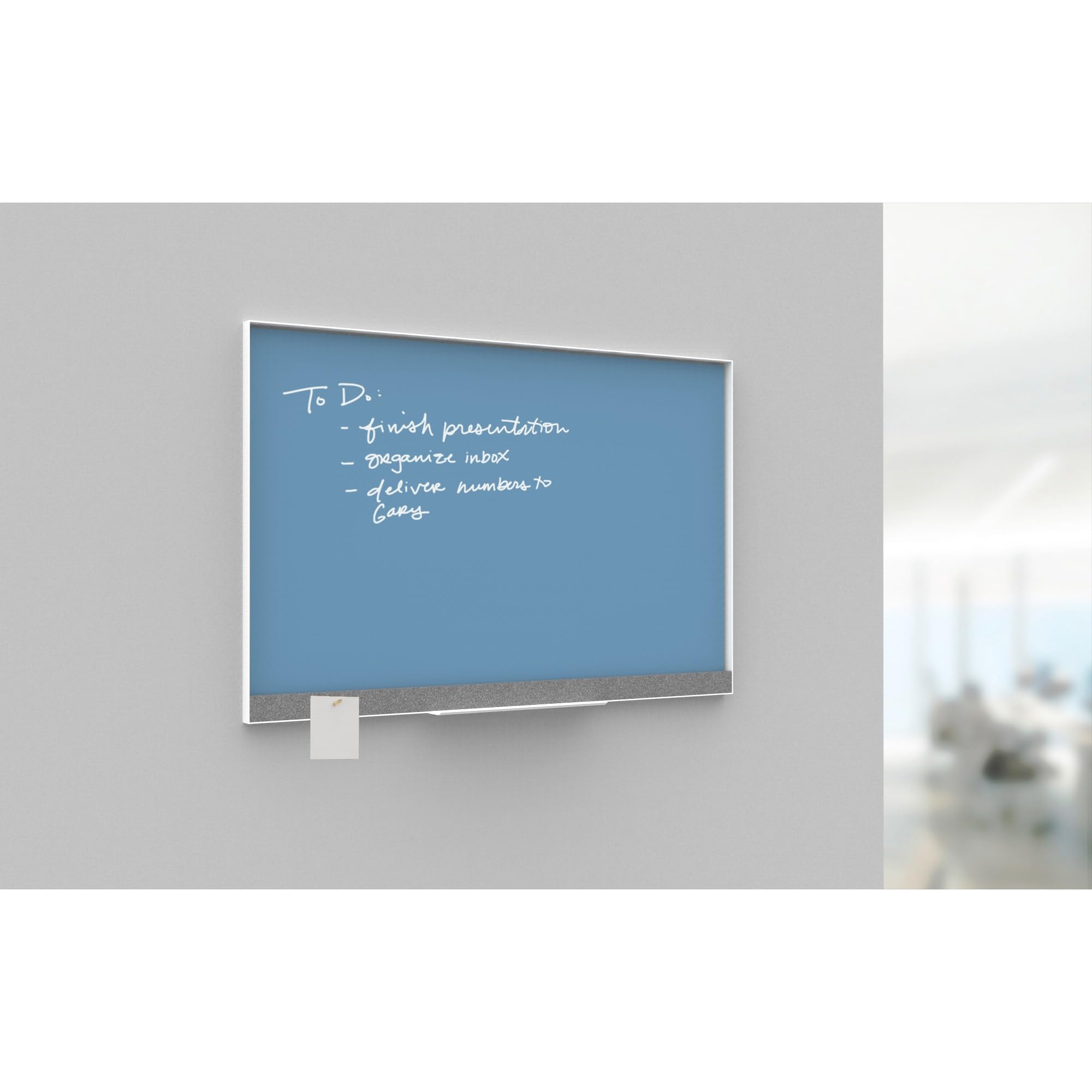 U Brands Magnetic Glass Dry-Erase Board - 48
