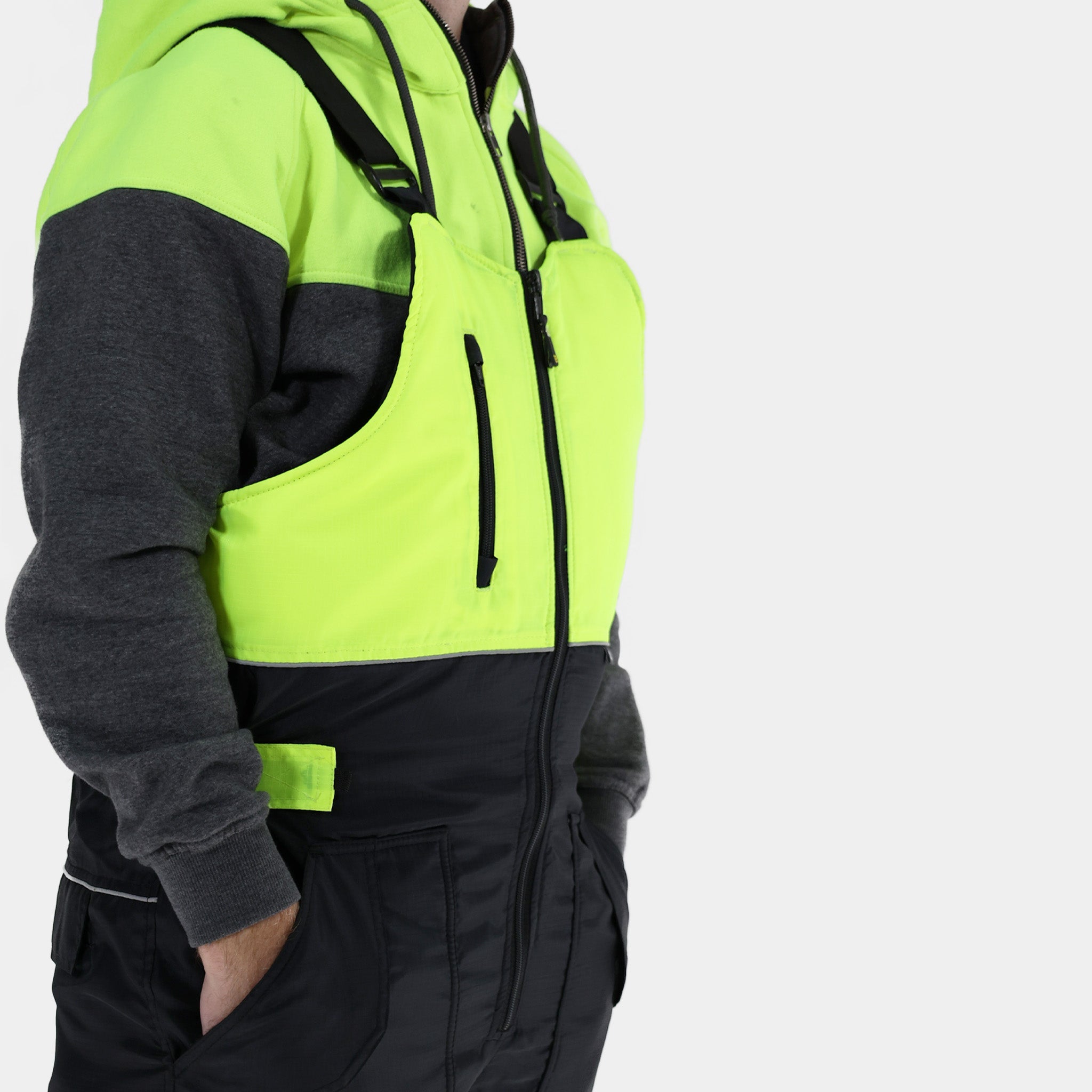 Reflex Pro Bib Overalls - Durable Work Overalls for Men & Women - Heavy Duty Denim Coveralls for Farming, Construction & Outdoor Work