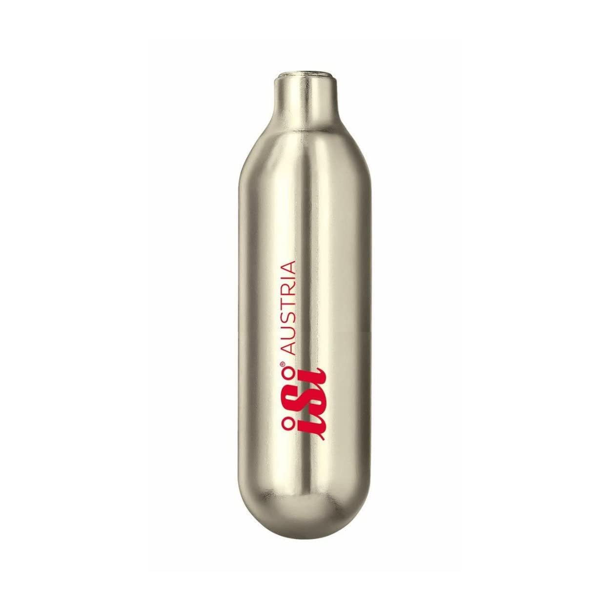 iSi North America CO2 Soda Siphon Chargers 8.4g - 100-Pack Carbon Dioxide Cartridges for Soda Makers | Compatible with Classic SodaStream & Stainless Steel Siphons | Eco-Friendly Recyclable Gold Capsules | Made in Austria | Perfect for Home Carbonation, Sparkling Water & Cocktail Making