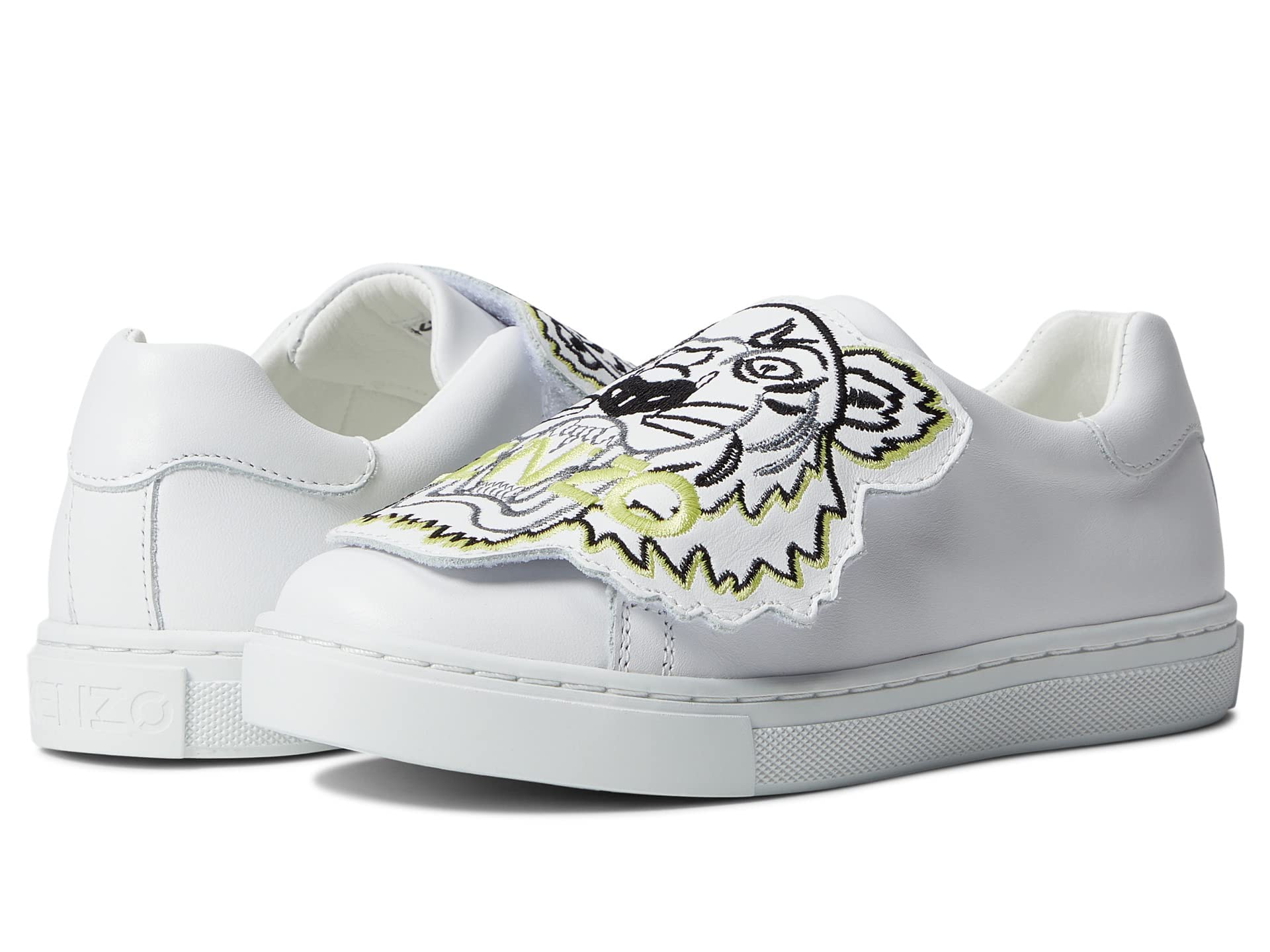 Kenzo Tiger Leather Sneakers for Kids - Stylish & Comfortable Toddler Shoes for Boys & Girls | Perfect for School, Playdates & Casual Outings