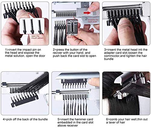 6D Machine Quick No-Track Groove Human Hair Extensions - 10 Rows, Blonde, 26 Inches | Real Human Hair for Seamless Blending & Volume | Perfect for Parties, Weddings & Everyday Styling