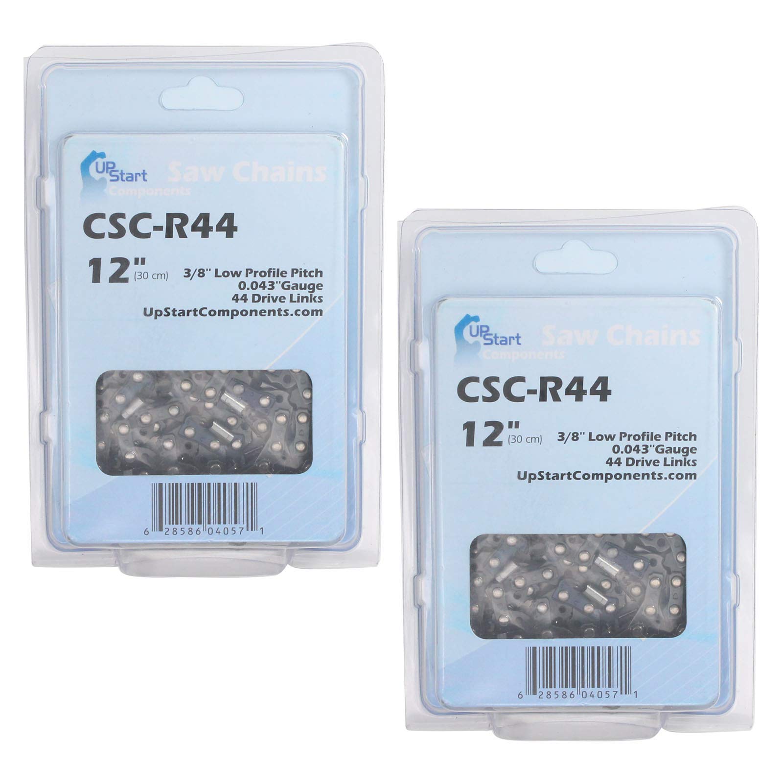 2-Pack 12-Inch Chainsaw Chain Replacement for Echo PPT-2620H - (12