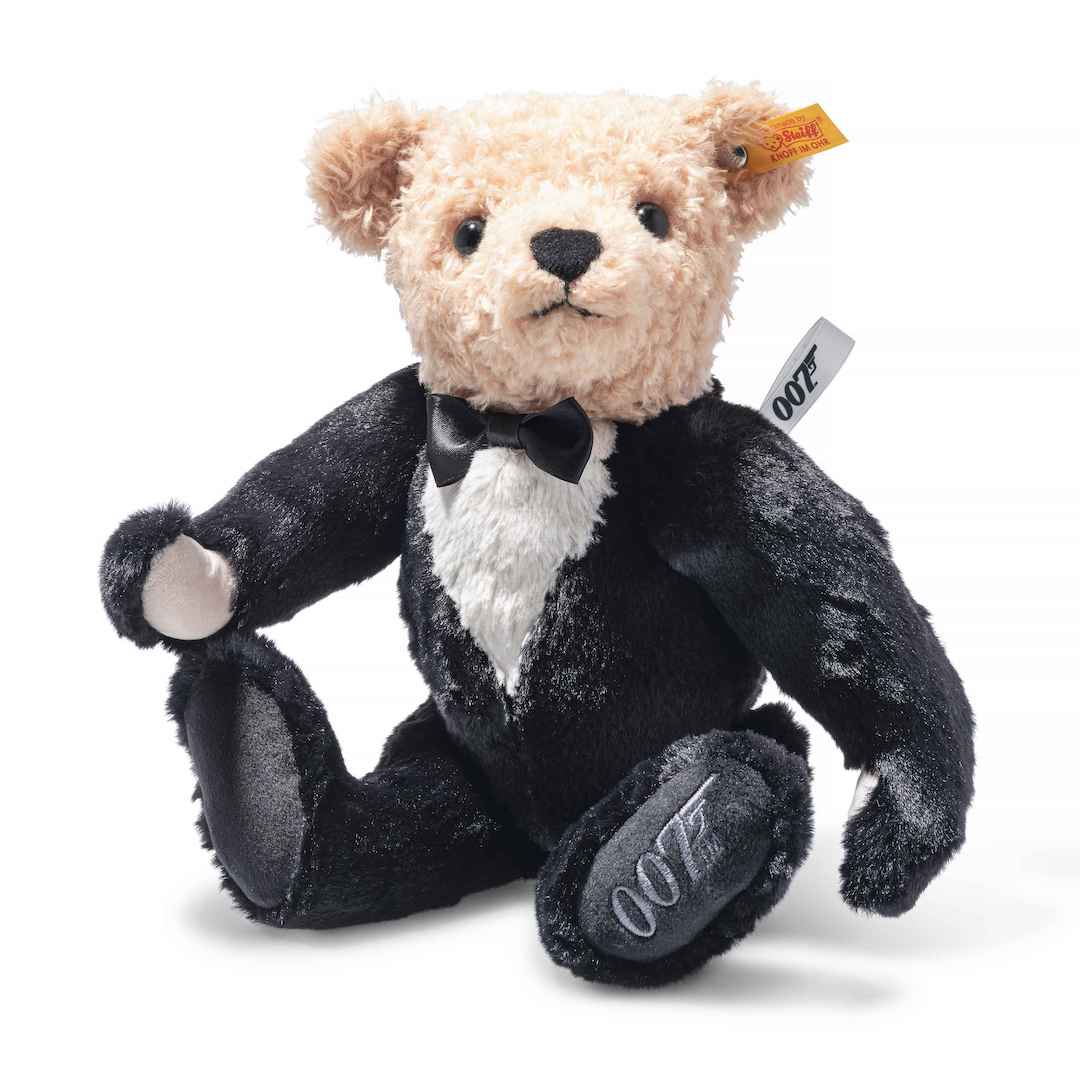 James Bond Teddy Bear - Cute Plush Toy for Kids & Collectors - Perfect Gift for Movie Fans & Bond Lovers - Great for Birthdays, Christmas & Home Decor