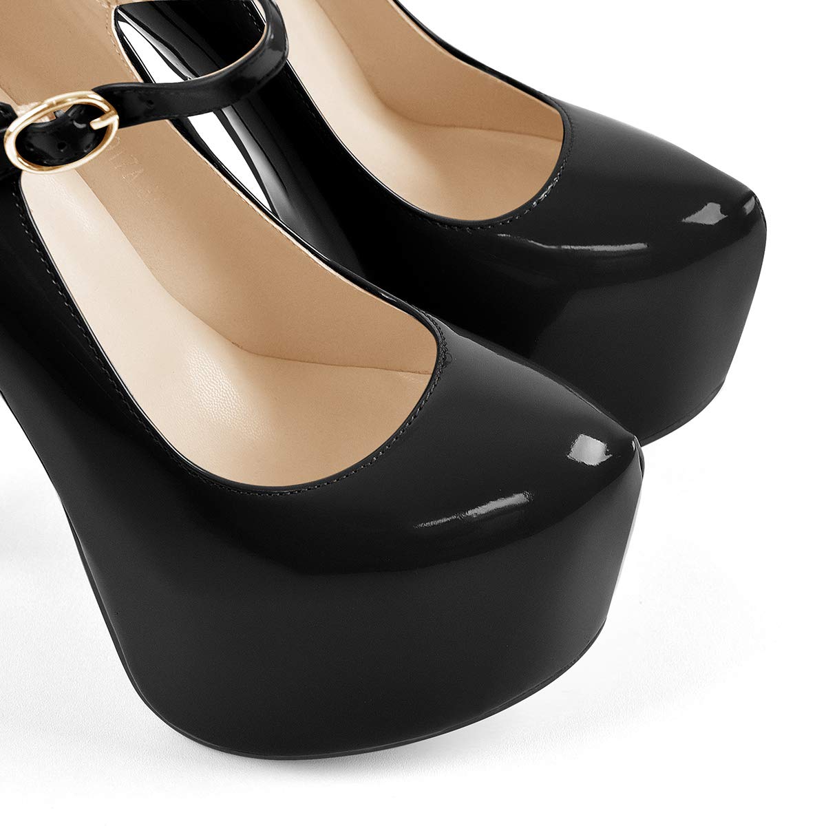 Yolkomo Women's Platform Heels - Ankle Strap Stiletto High Heel Sandals for Parties, Weddings & Night Out | Comfortable Dress Shoes for Women