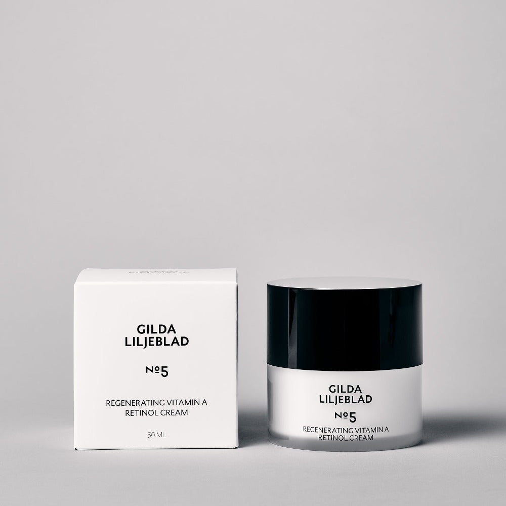 Gilda Liljeblad Regenerating Vitamin A Retinol Cream - Anti-Aging Face Moisturizer for Wrinkles & Fine Lines - Day & Night Skincare for Women & Men