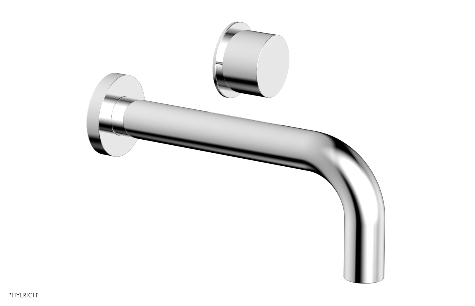 Basic II Single Handle Wall Lavatory Faucet Set - Smooth Handle 230 16 - Perfect for Bathroom Sink, Powder Room & Guest Bath Installation