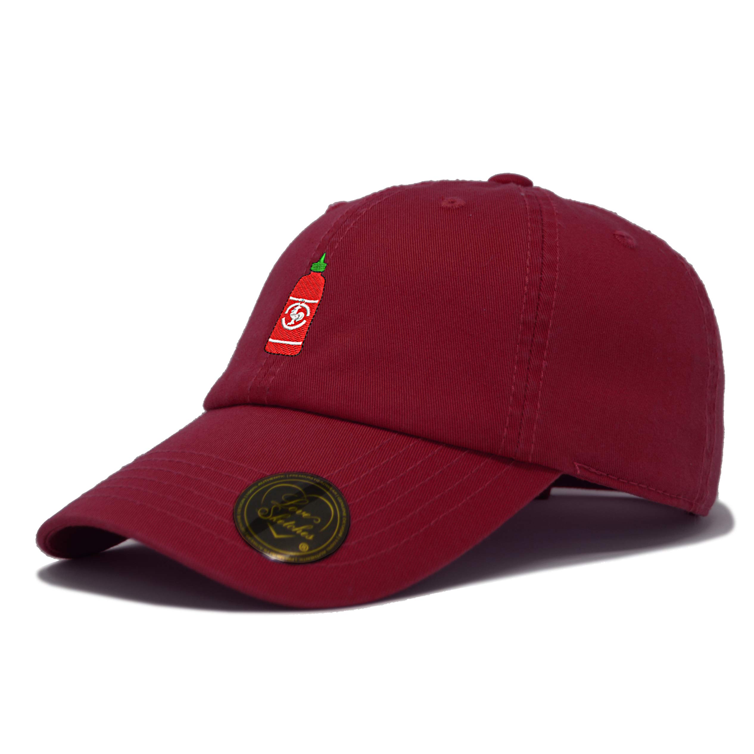Spicy Hot Sauce Embroidered Classic Polo Baseball Cap - Low Profile Dad Hat for Men & Women - Perfect for Casual Wear, Sports, and Outdoor Activities