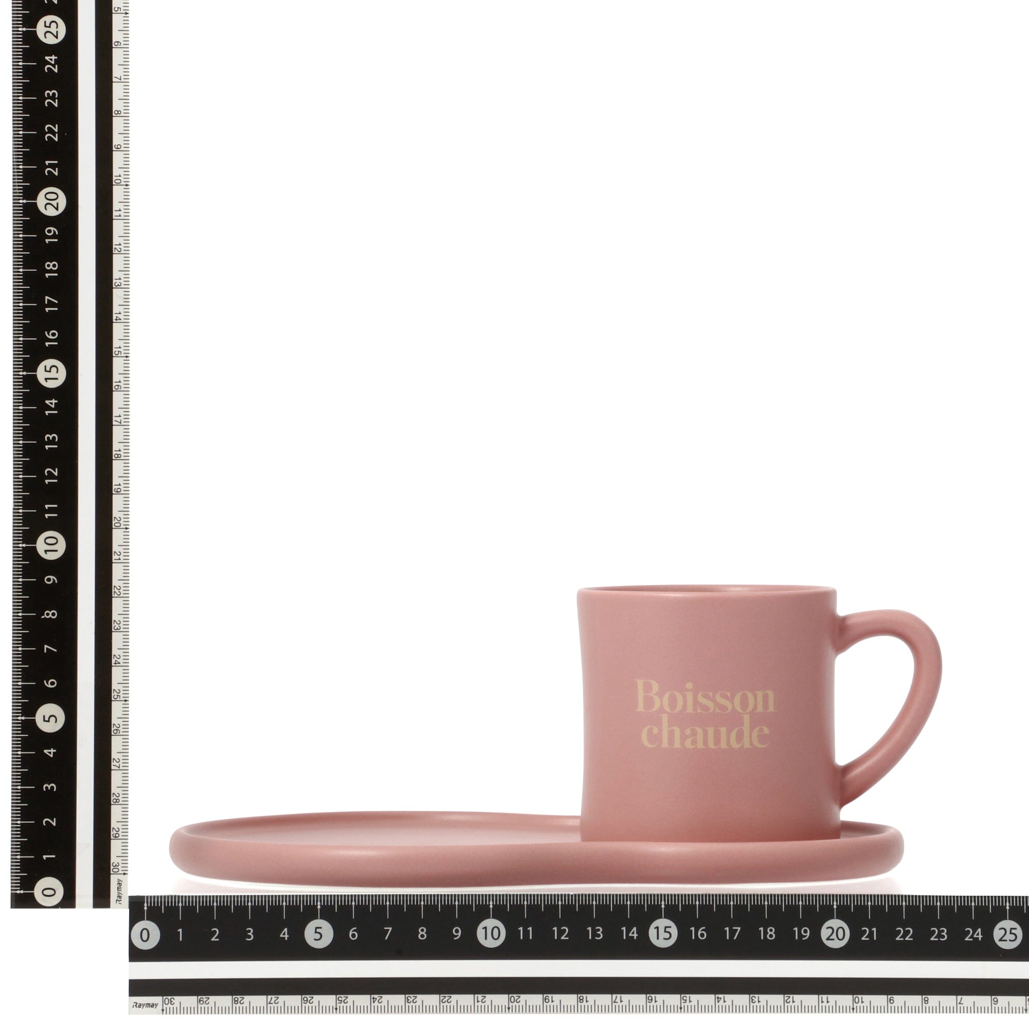 Pink Coffee Set - Elegant Cafe Style Tea & Espresso Cups with Saucers - Perfect for Home, Office, and Gift Giving