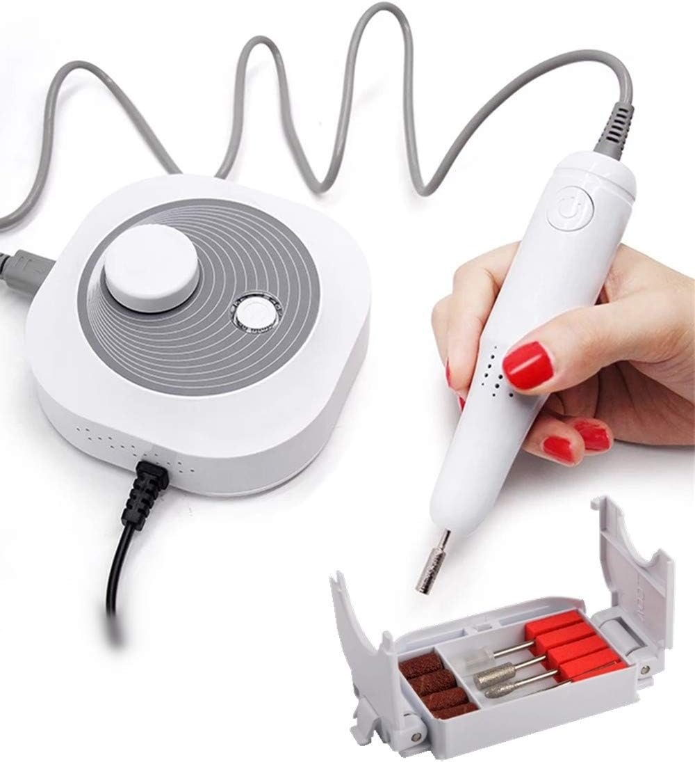 25000RPM Professional Electric Nail Drill & E-File Machine for Manicure Pedicure - Perfect for Salon, Home Use & DIY Nail Care