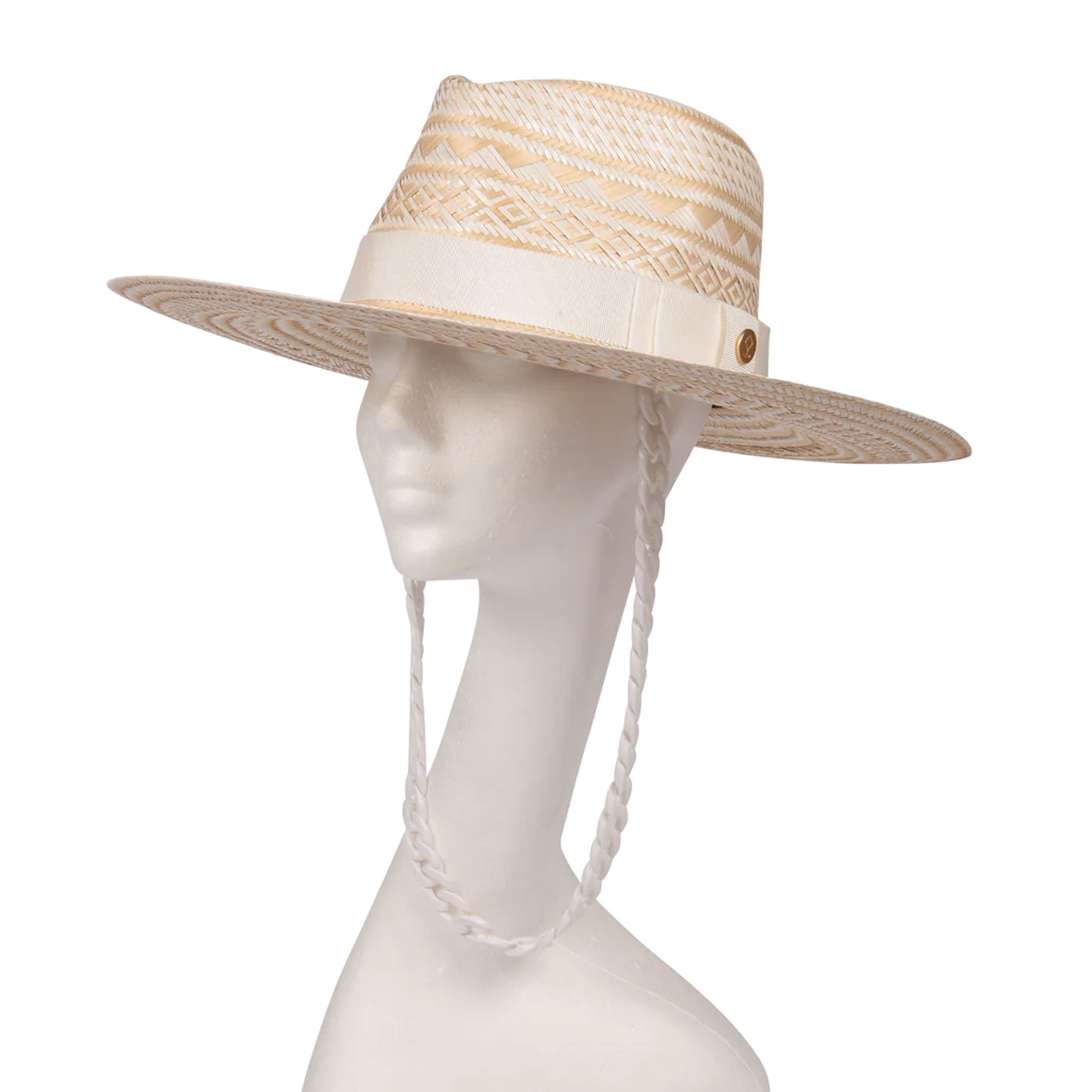 Rita Ikara Sun Hat for Women - Natural Beige Wide Brim Straw Hat - Perfect for Beach, Garden, and Outdoor Summer Activities