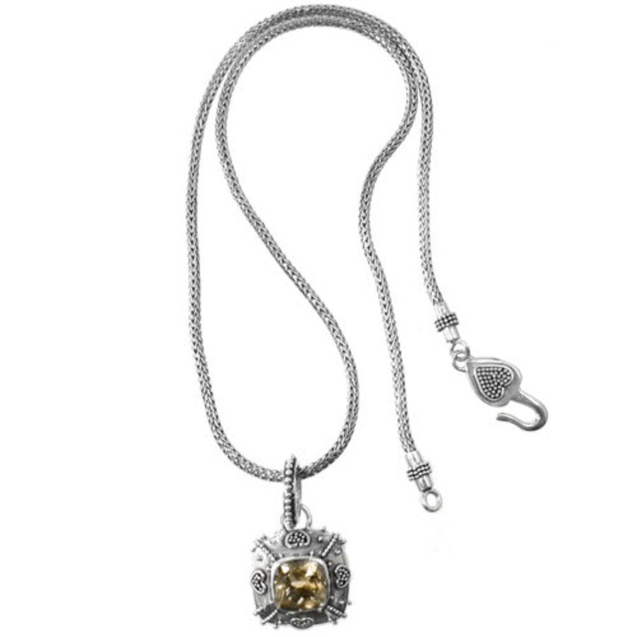 Bali Citrine Java Necklace – Handmade Bohemian Beaded Jewelry for Women | Perfect for Boho Fashion, Beach Vacations & Spiritual Healing