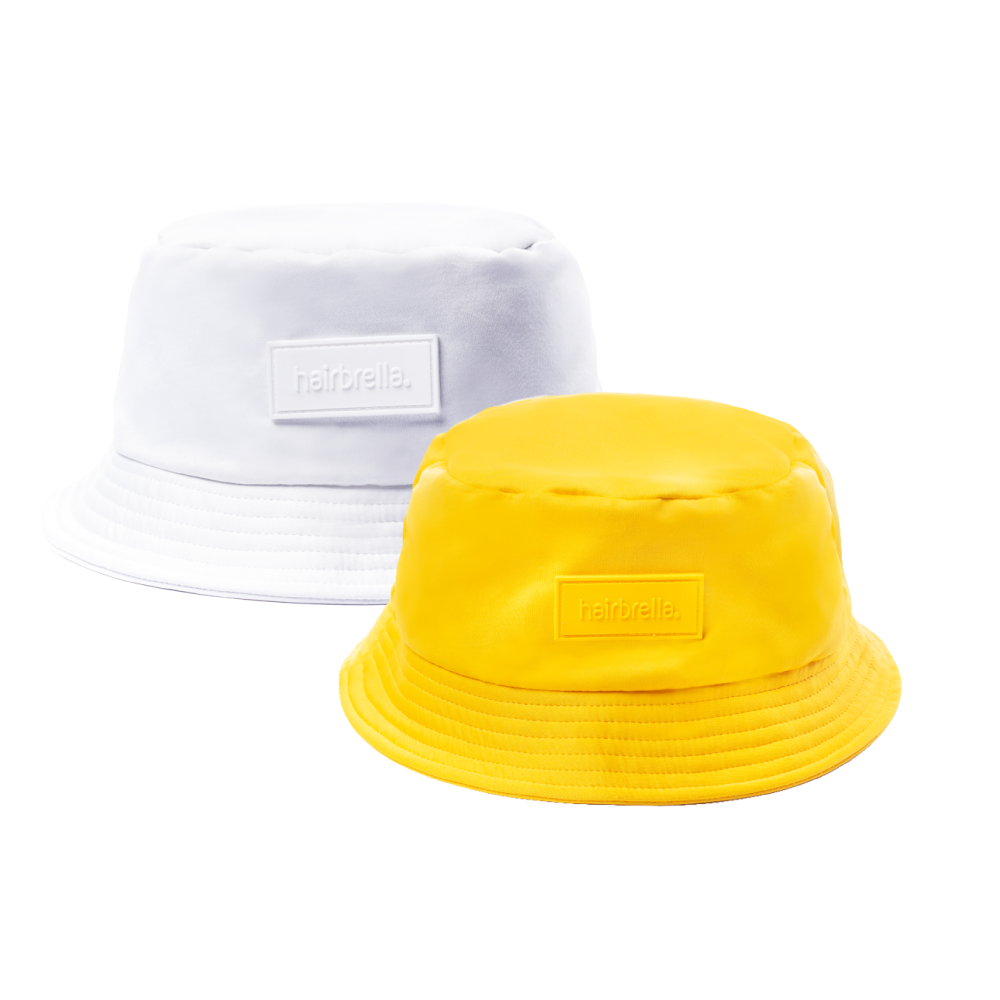 Unisex Satin-Lined Bucket Hat Bundle (2 Pack) - UV Protection & Hair Protection for Outdoor Activities, Beach, Hiking & Travel