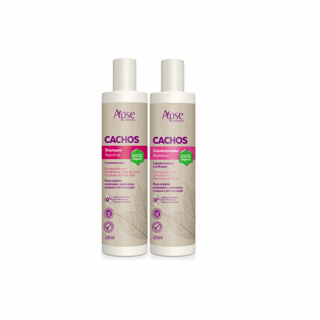 Apse Cosmetics Curly Hair Care Kit - 2 Piece Set for Defined, Hydrated Curls | Perfect for Daily Styling & Frizz Control