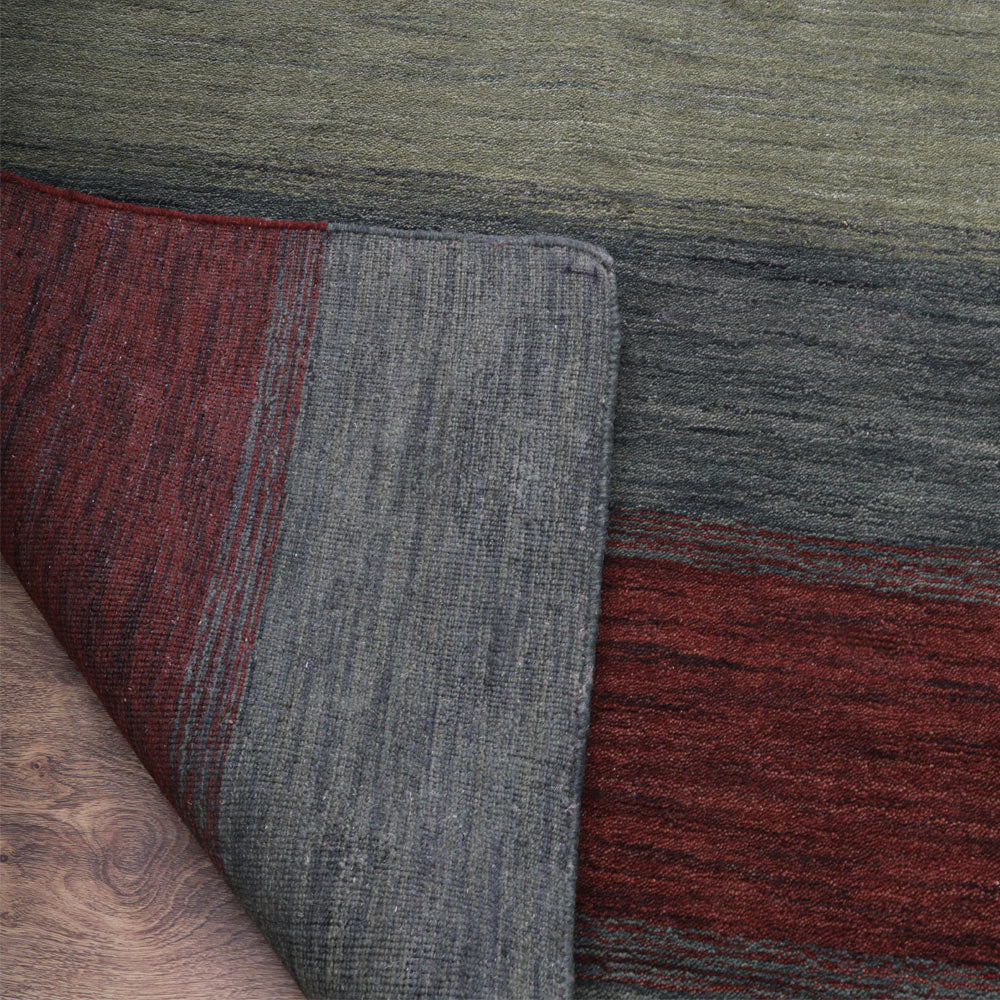 Premium Hand-Knotted Wool Rug - Soft & Durable for Living Room, Bedroom, or Office - Eco-Friendly Home Decor