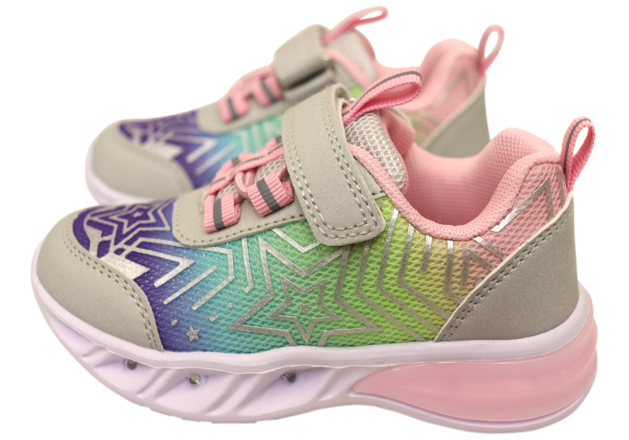 Koala Lights Xing Comfortable Light Up Sneakers for Toddler & Junior Girls - Perfect for Playtime, Night Walks & Safety