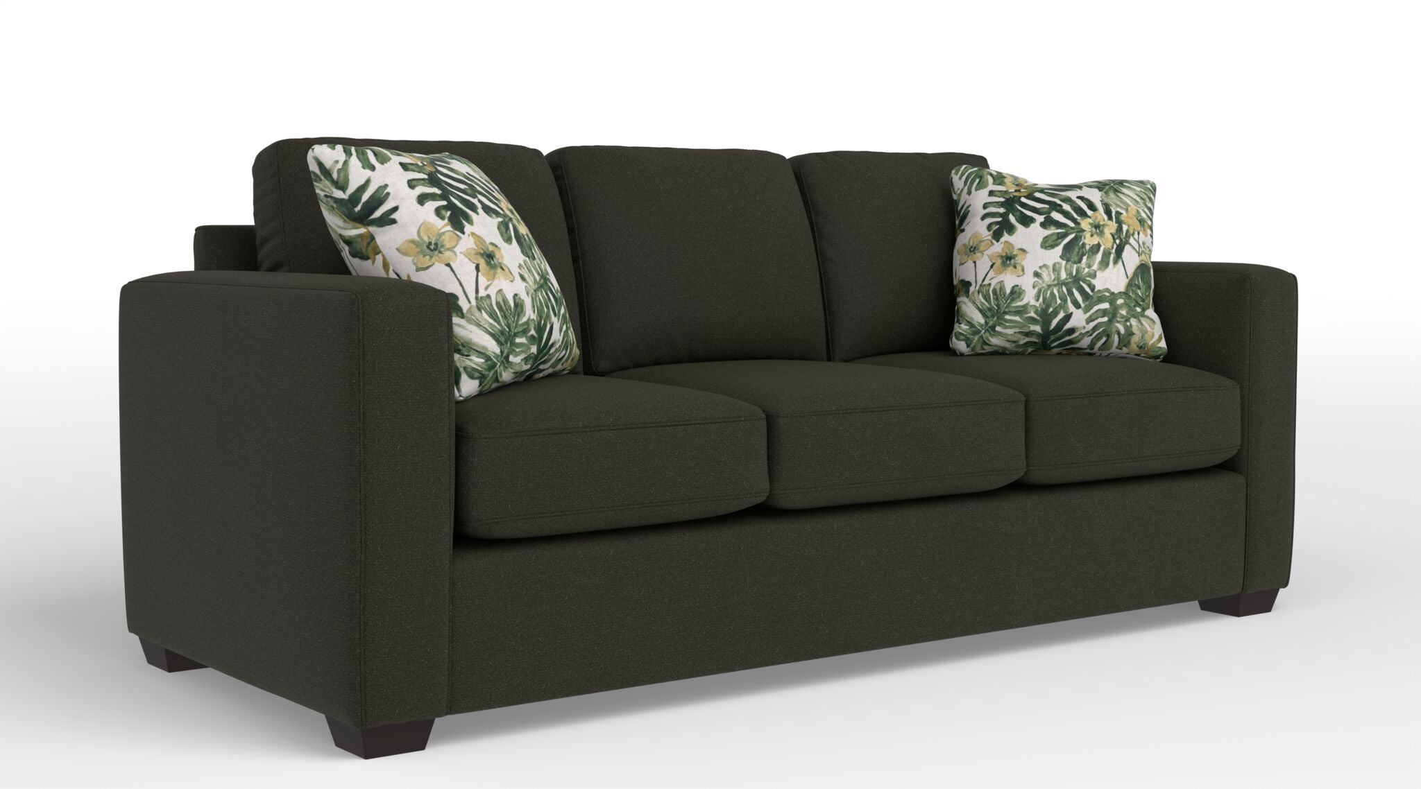 Caleb Sofa in Lido Green - Modern Comfortable Living Room Furniture for Home & Office Decor
