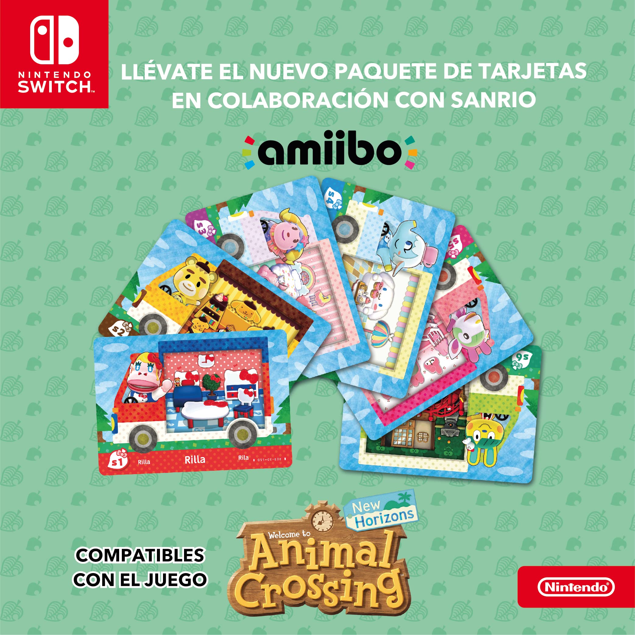 Nintendo Animal Crossing Sanrio Collaboration Pack - Cute Nintendo Switch Accessories for Gaming & Collecting - Perfect for Fans & Gift Giving