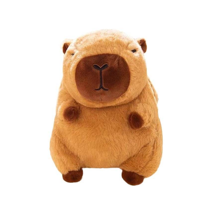 Soft Capybara Plushie with Hand Warmer - Cute & Cozy Stuffed Animal for Winter, Gifts & Home Decor