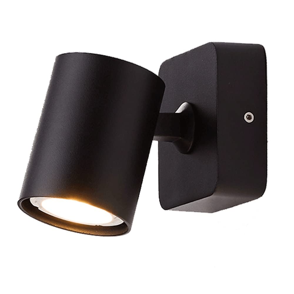 Modern Adjustable Wall Sconce - Angle-Adjustable Reading Light for Bedroom, Living Room & Hotel - Indoor Wall Mount Lamp with Spotlight for Headboard, Corridor & Kitchen Decor