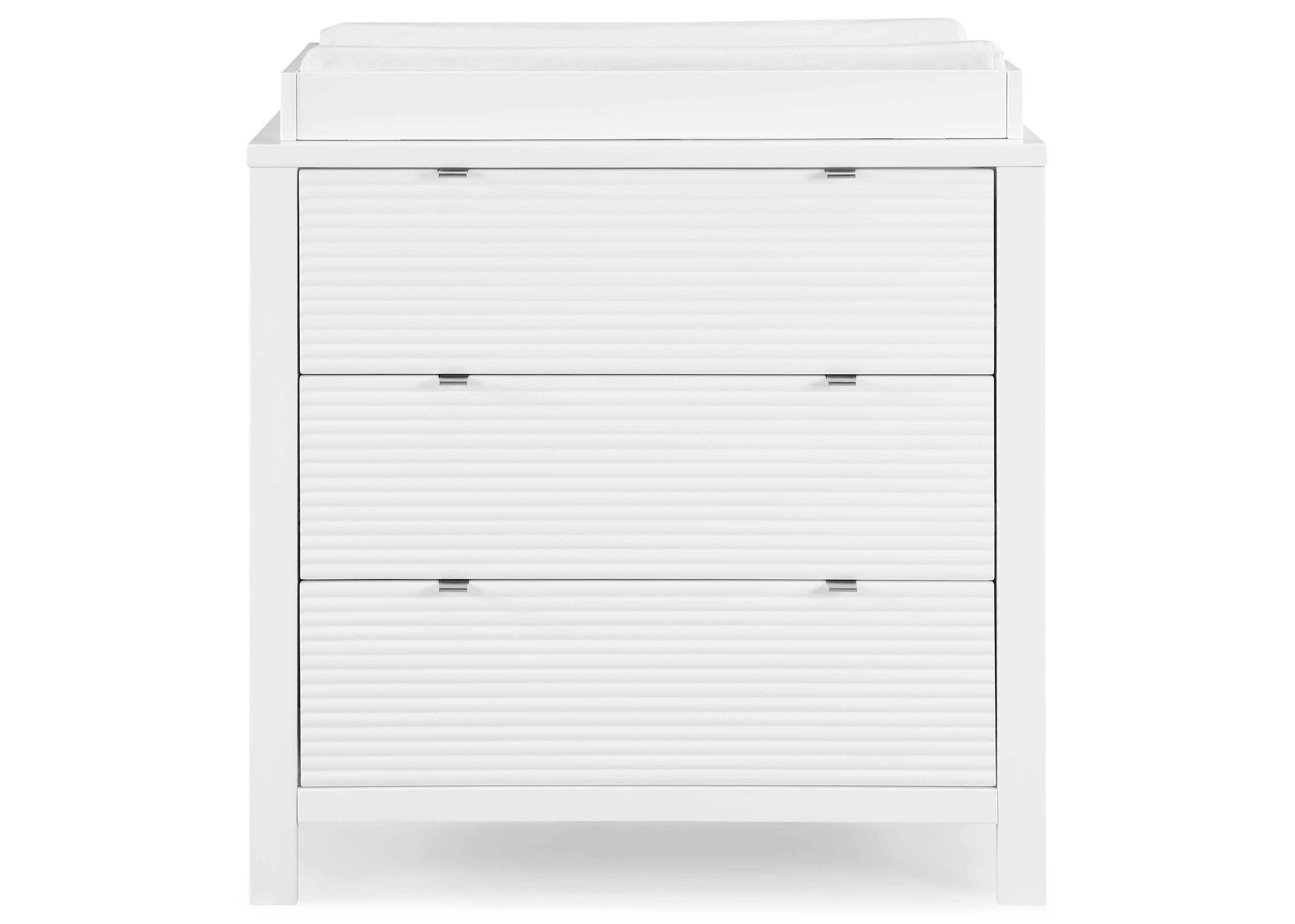 Cassie 3 Drawer Dresser with Changing Top - Nursery Baby Changing Table & Storage Organizer for Kids Room, Bedroom, and Nursery Decor