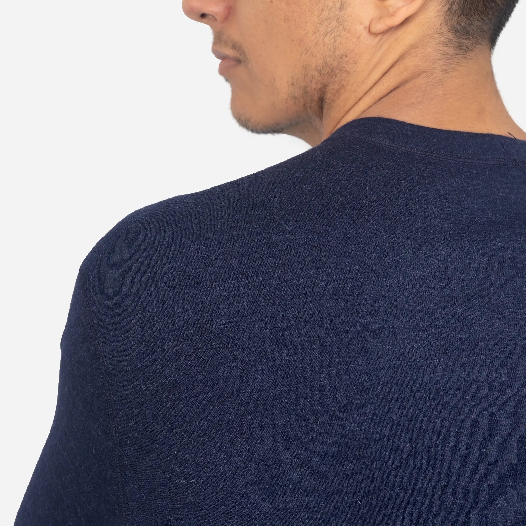 Premium Men's Alpaca Wool Sweater - 300 Lightweight Warm Winter Pullover for Outdoor Activities & Casual Wear