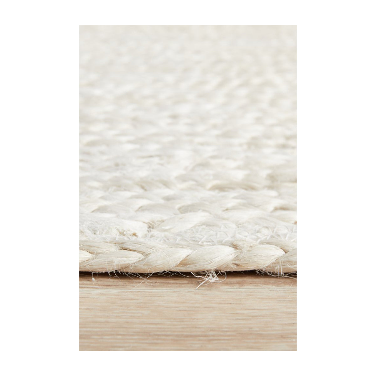 Bondi Rectangle Runner Rug - Soft & Durable Non-Slip Hallway Carpet (White) - Perfect for Entryway, Bedroom, or Kitchen Floor Decor