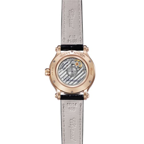 Chopard Happy Sport Ethical Rose Gold & Diamonds Ladies Watch - Luxury Women's Timepiece for Special Occasions & Everyday Elegance