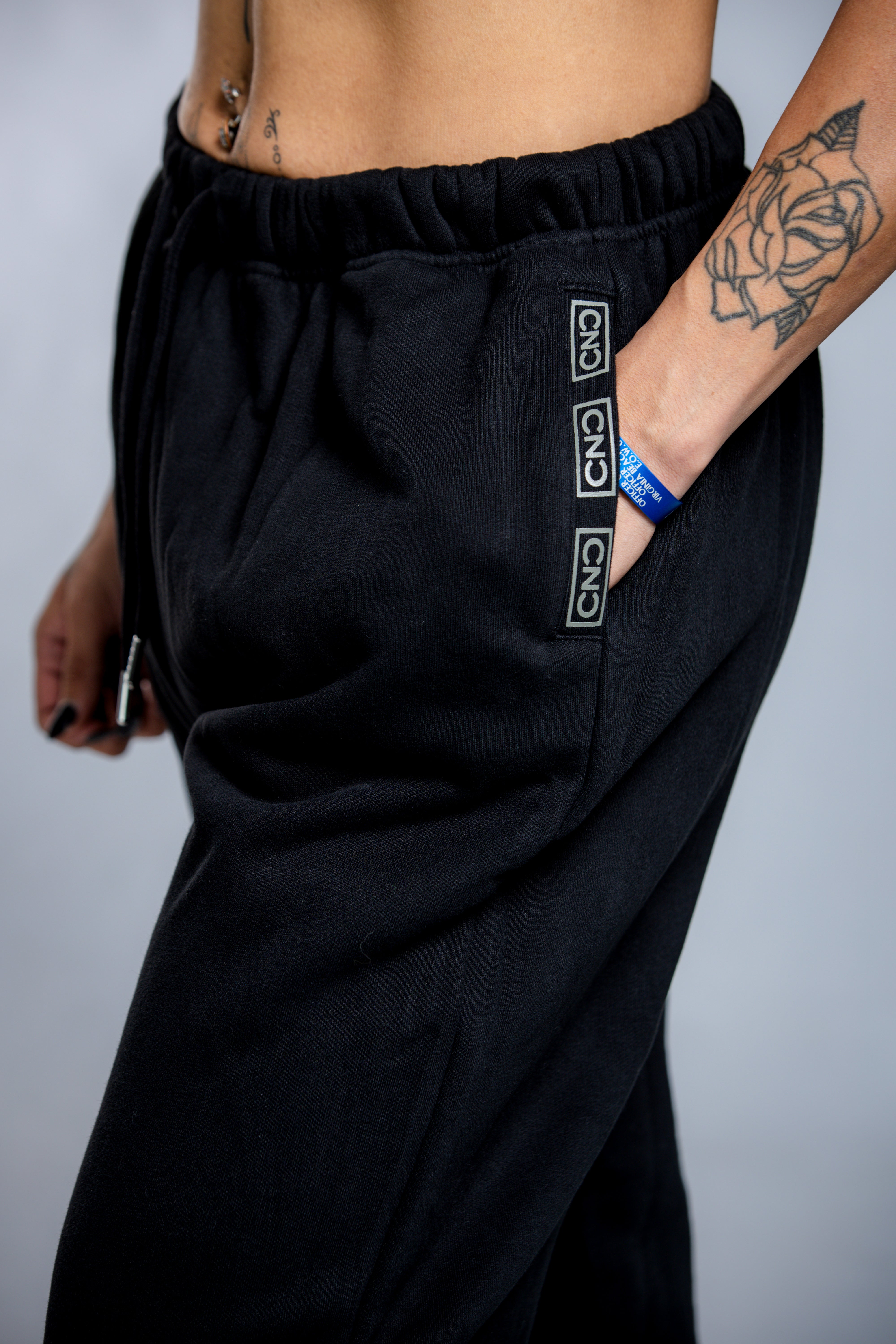 Comfortable Men's Black Boyfriend Sweatpants - Casual Lounge Pants for Relaxing at Home, Running Errands & Weekend Outfits
