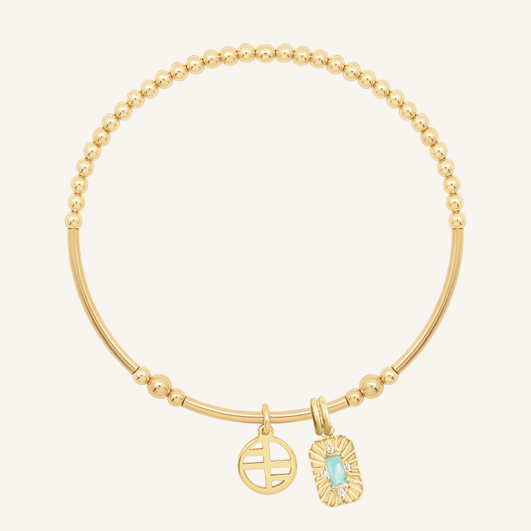 Providence Charm Bracelet for Women - Elegant Adjustable Beaded Bracelet with Inspirational Charms - Perfect for Gifts, Daily Wear & Special Occasions