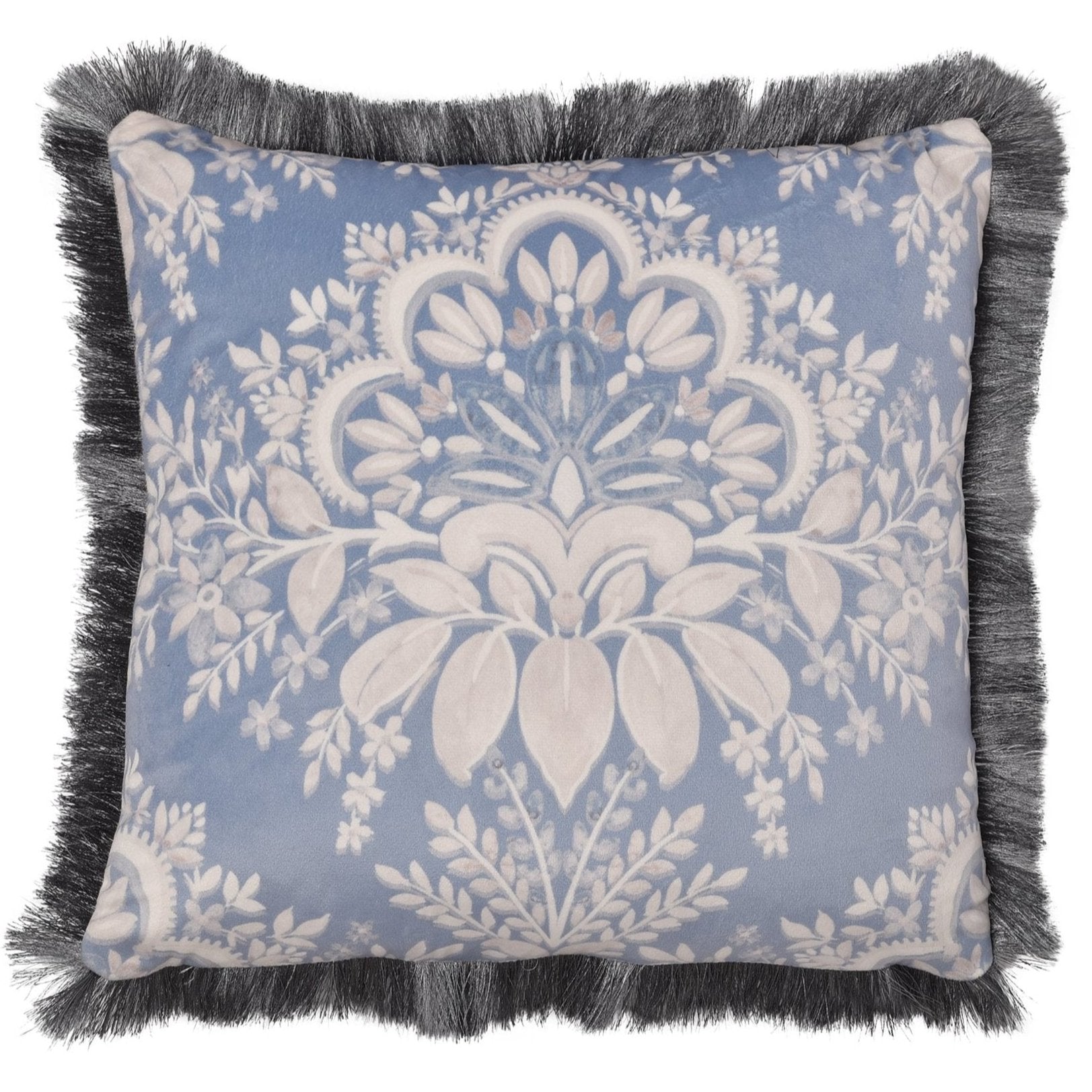 Appletree Heritage Alexia Cushion - Soft Blue Decorative Throw Pillow for Sofa, Bed & Home Decor