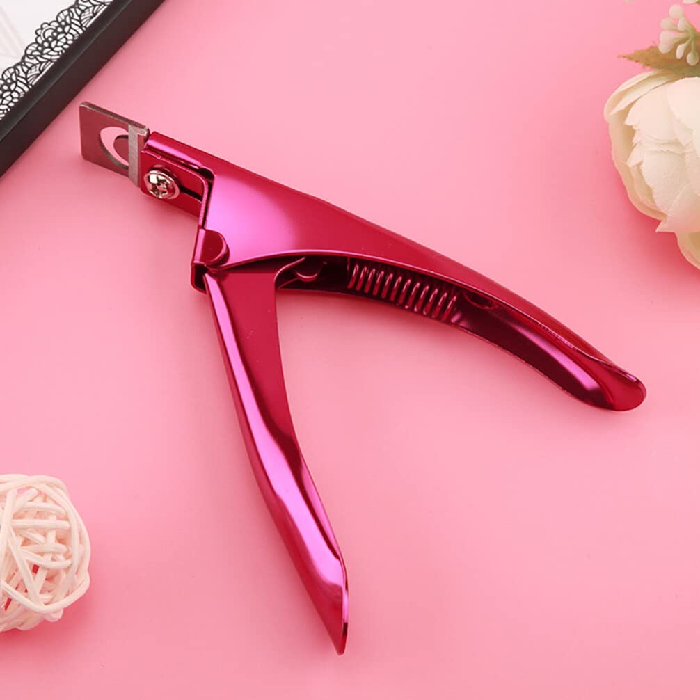 Beaupretty Professional Acrylic Nail Clipper Set - U-Shape False Nail Tip Cutter & Artificial Nail Trimmer - 2pc Manicure Tools Kit for Women & Men - Perfect for Nail Salons, Home Grooming & DIY Nail Art