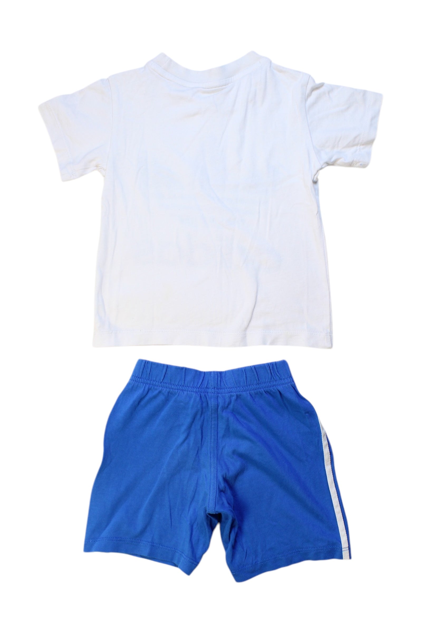 Adidas Logo T-Shirt and Shorts Set for Baby Boys & Girls 12-18 Months - Comfortable Cotton Outfit for Playtime and Casual Wear