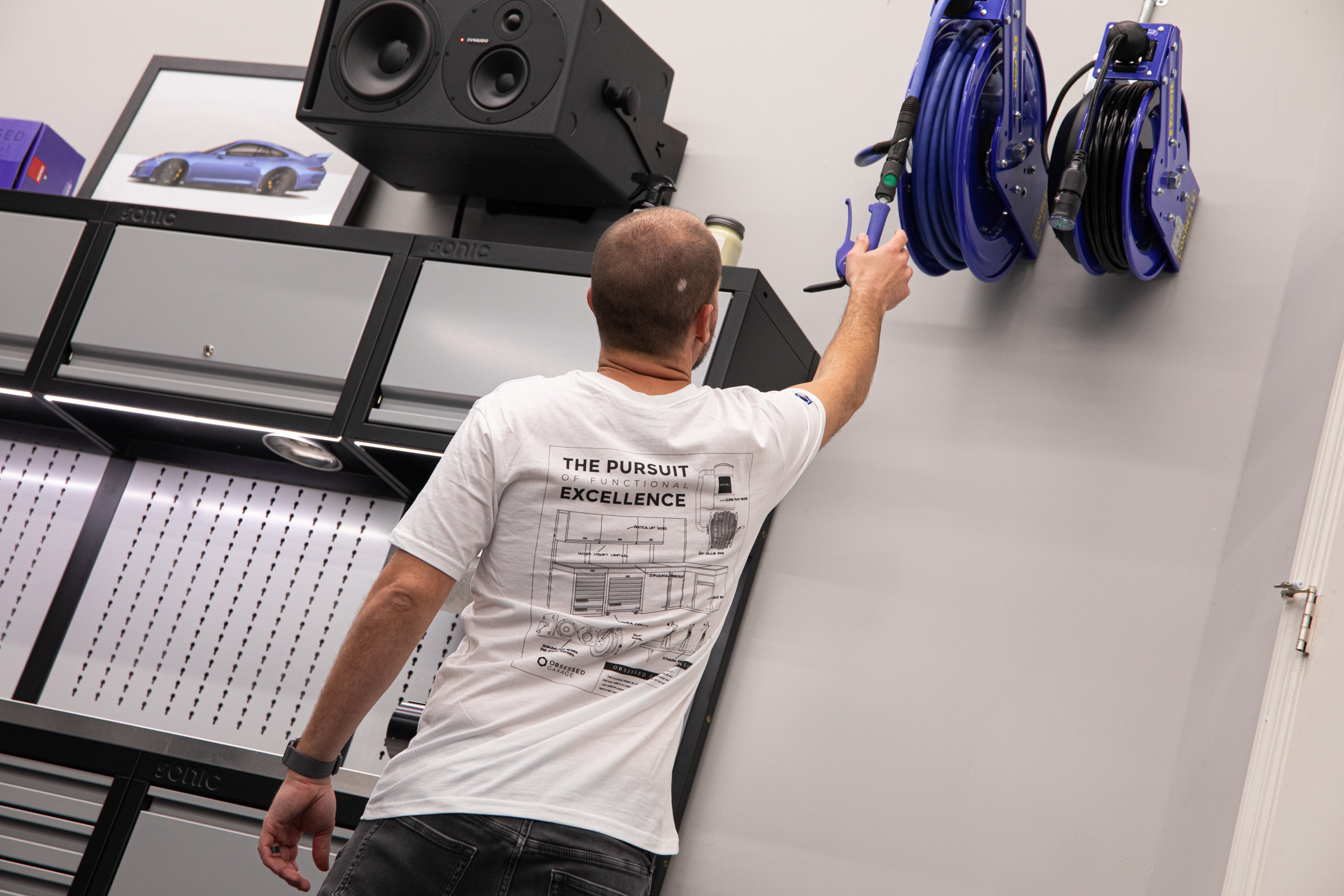 Obsessed Garage Design T-Shirt - Emira Giveaway - Perfect for Car Enthusiasts & Giveaway Events