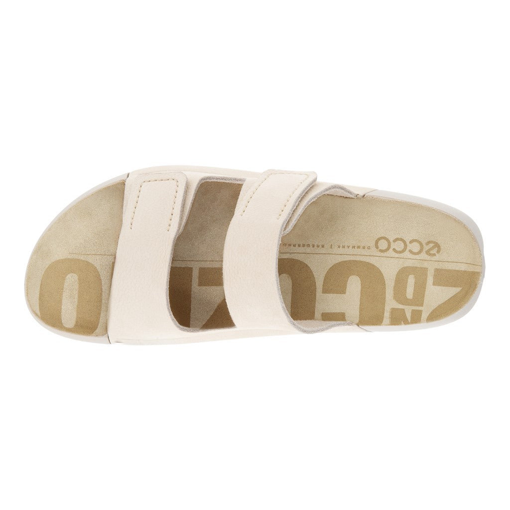 Ecco Women's 2nd Flat Sandal in Limestone - Comfortable Casual Sandals for Women | Perfect for Beach, Vacation & Summer Outfits