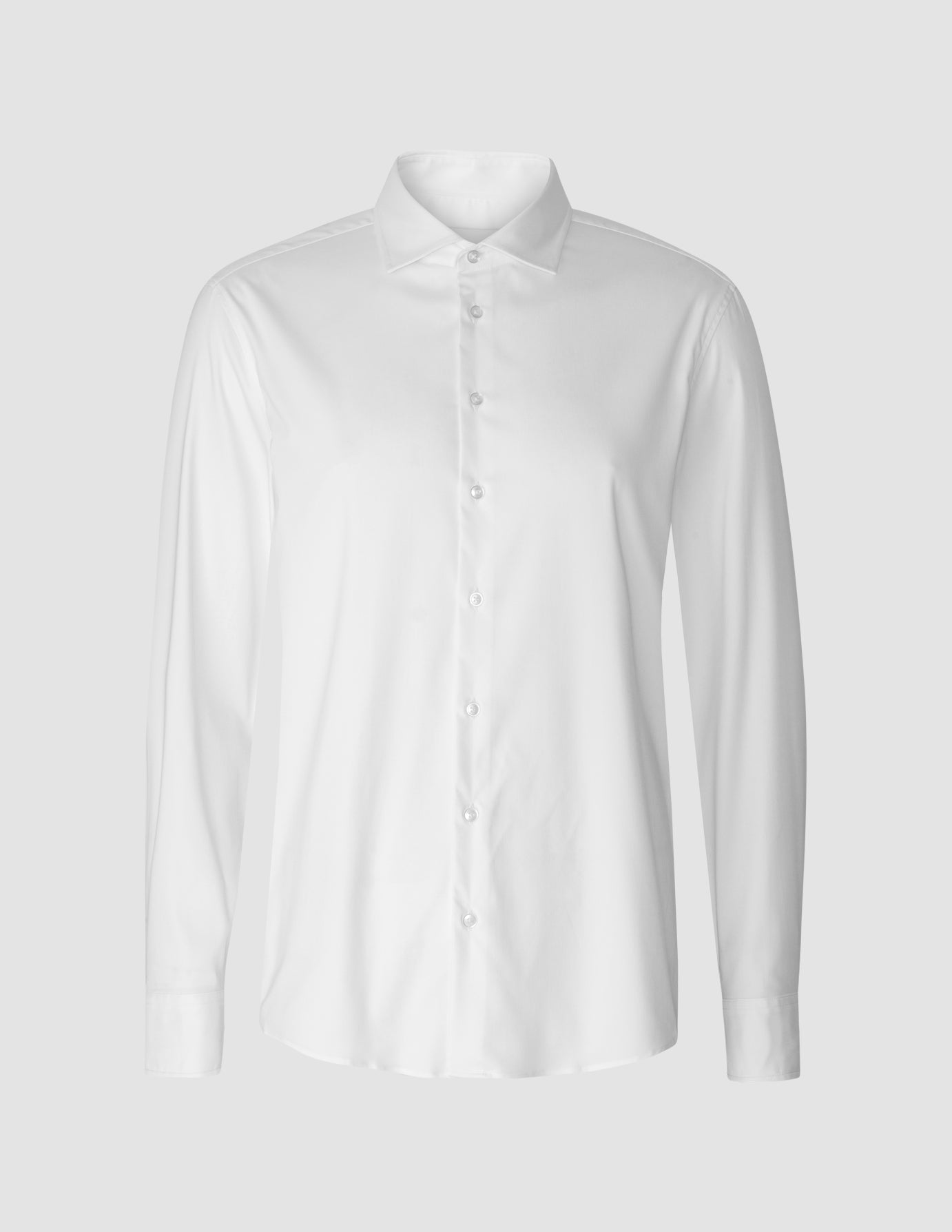Premium Slim Fit White Dress Shirt for Men - Formal Office Wear & Business Attire - Perfect for Weddings, Interviews and Professional Occasions