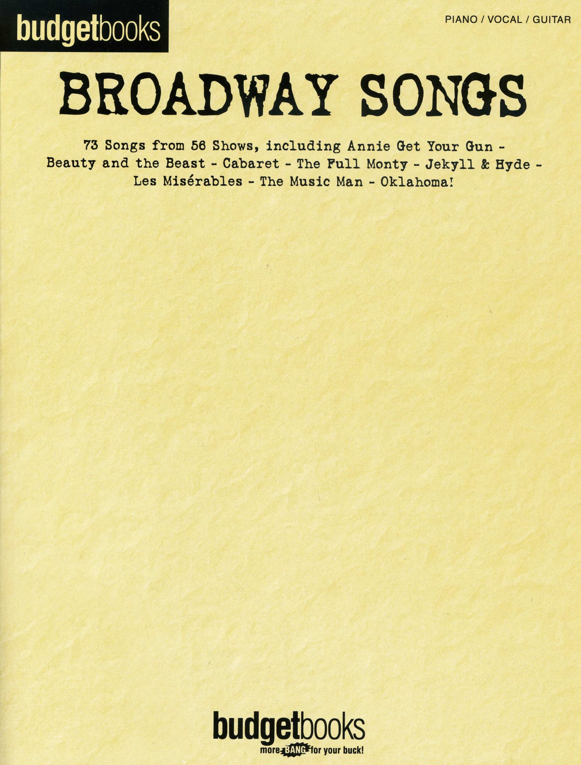 Best Broadway Songs Collection - Affordable Music Books for Theater Lovers | Perfect for Singing Practice, Gifts & Musical Theater Enthusiasts