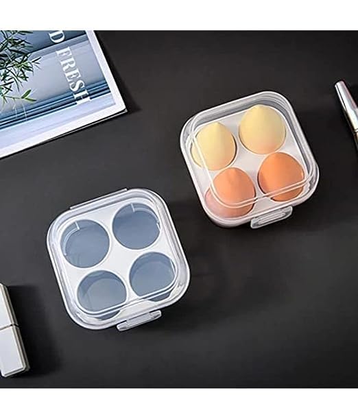 Premium Ultra Soft Blender Makeup Sponge Set - 4 Pack with Travel Case (Multicolor) for Flawless Foundation & Contouring - Perfect for Professional Makeup Artists & Everyday Beauty Routine