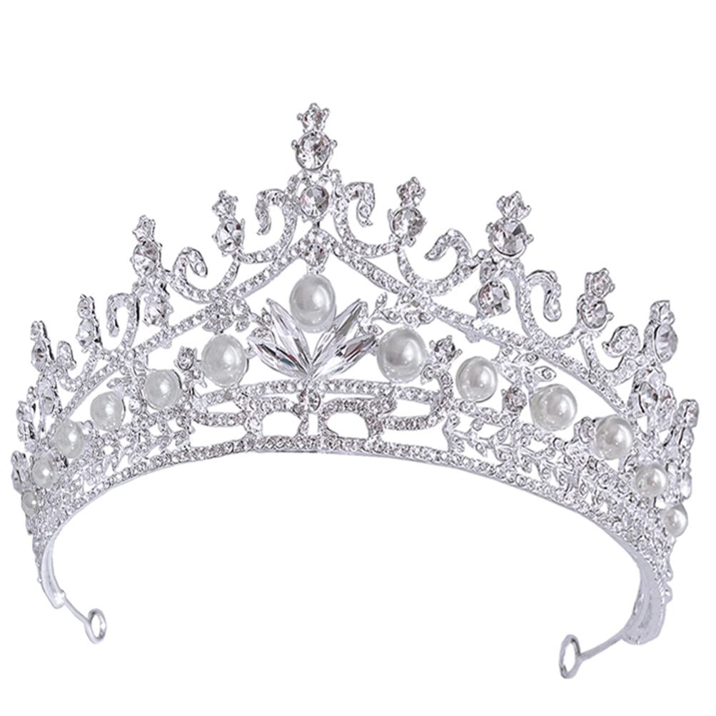 FOMIYES Elegant Wedding Tiara for Women - Zinc Alloy Bridal Crown Headpiece for Bride, Bachelorette & Bridesmaids - Perfect for Weddings, Birthday Parties & Fairy-Themed Events