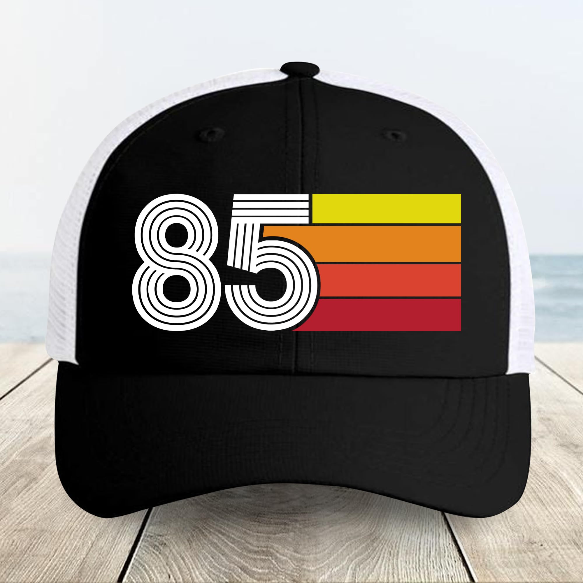 40th Birthday Gifts for Men & Women - Vintage 1985 Retro Trucker Hat - Black Adult Birthday Present - Perfect for 40th Birthday Parties, Themed Events & Nostalgic Celebrations