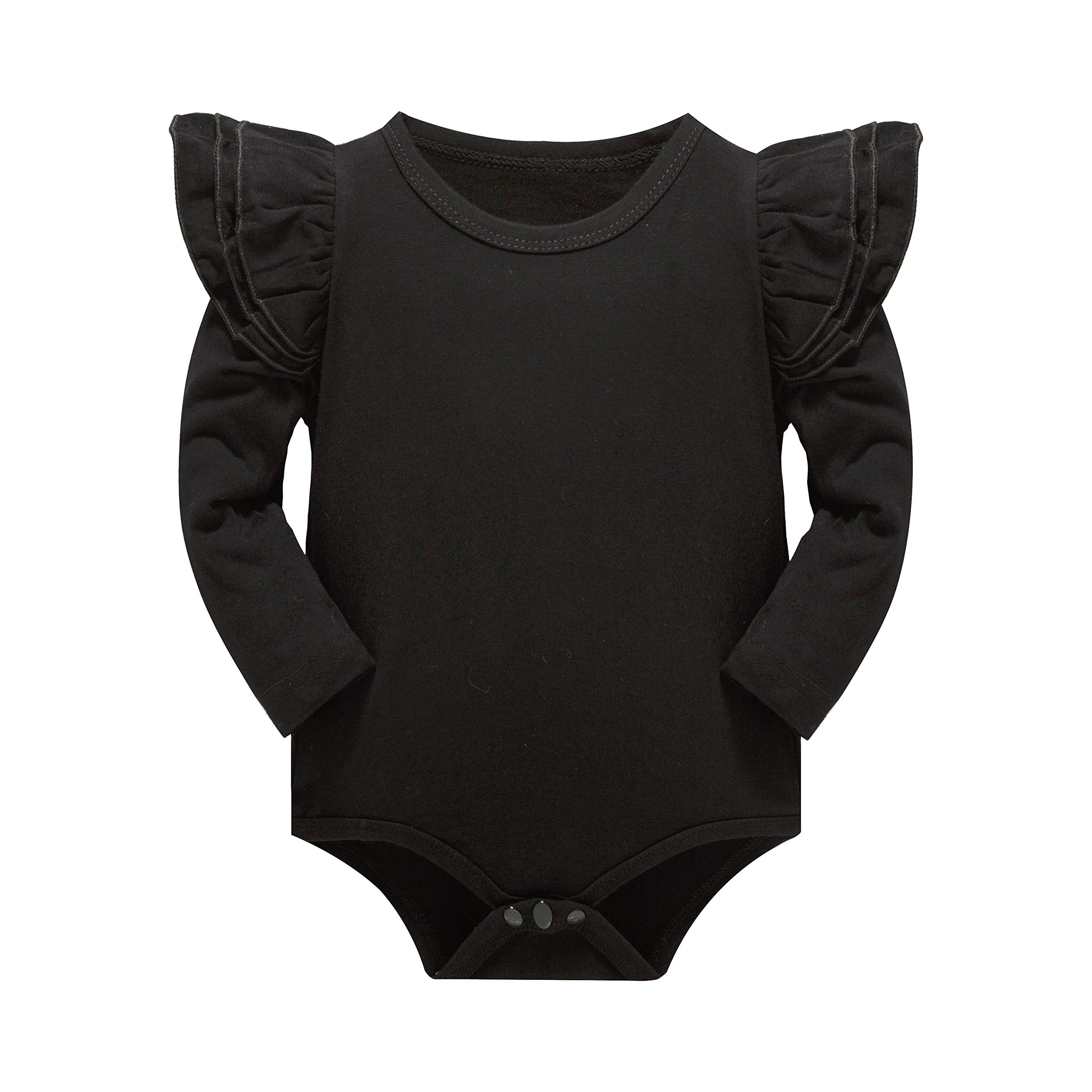 Yatong Baby Girls Bodysuit Romper - Soft Cotton Onesies for Newborn & Infant - Perfect for Playtime, Daycare & Family Outings