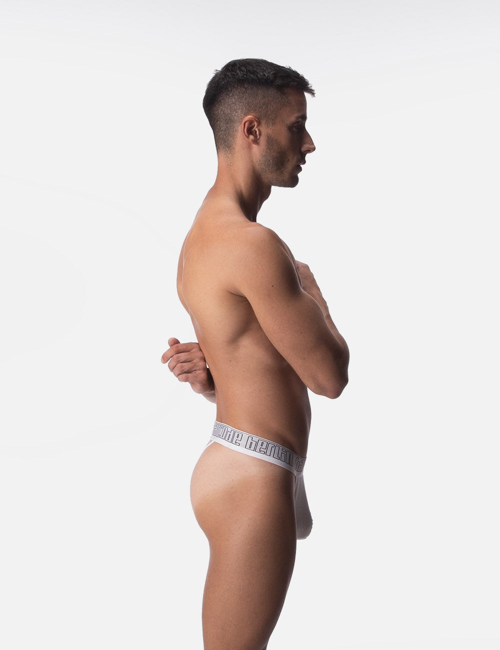 Berlin Ashley Cotton Thong Underwear for Women - Soft & Comfortable White Panties - Perfect for Everyday Wear, Lounge & Sleep