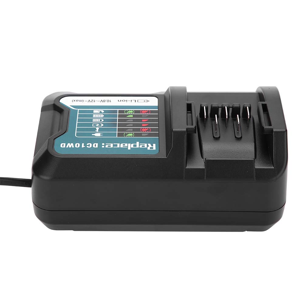 Intelligent Fast Battery Charger for 10.8V 12V DC10WD/BL1015 - 100-240V Universal Charger with US Plug - Perfect for Power Tools, Electric Vehicles & Home Appliances