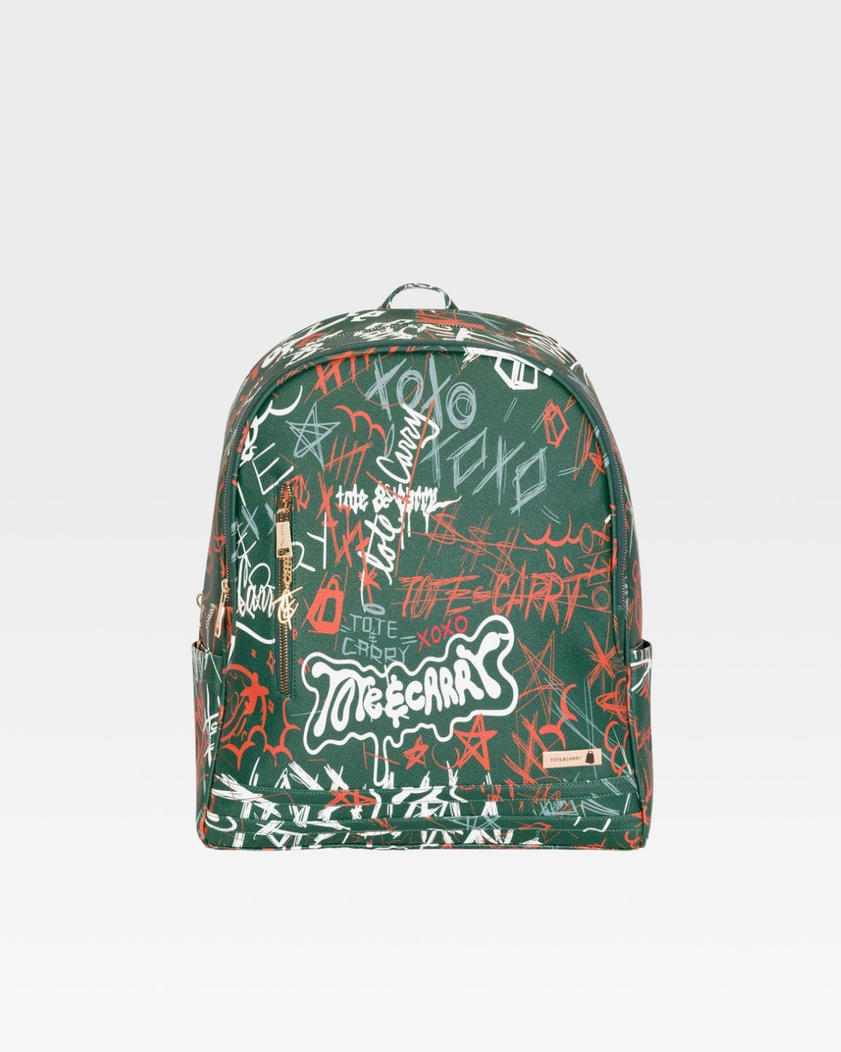 Graffiti Tombstone Roller Duffle Set - Emerald Green Luggage for Travel, Gym & Skateboarding Accessories | Water-Resistant Duffle Bag with Wheels for Urban Adventures