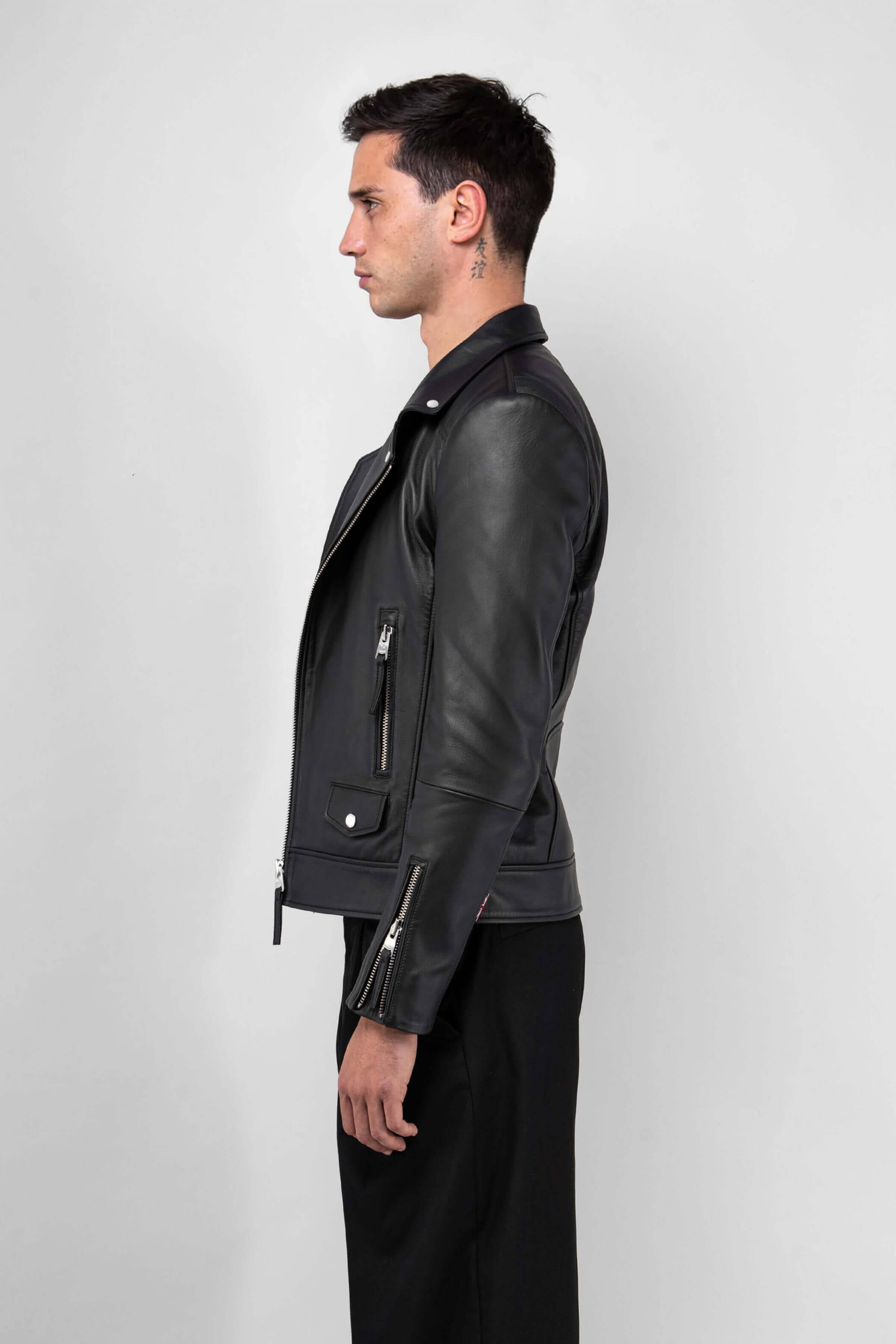 Premium Men's Biker Jacket - Stylish Leather Motorcycle Jacket for Men - Perfect for Riding, Casual Wear & Outdoor Adventures