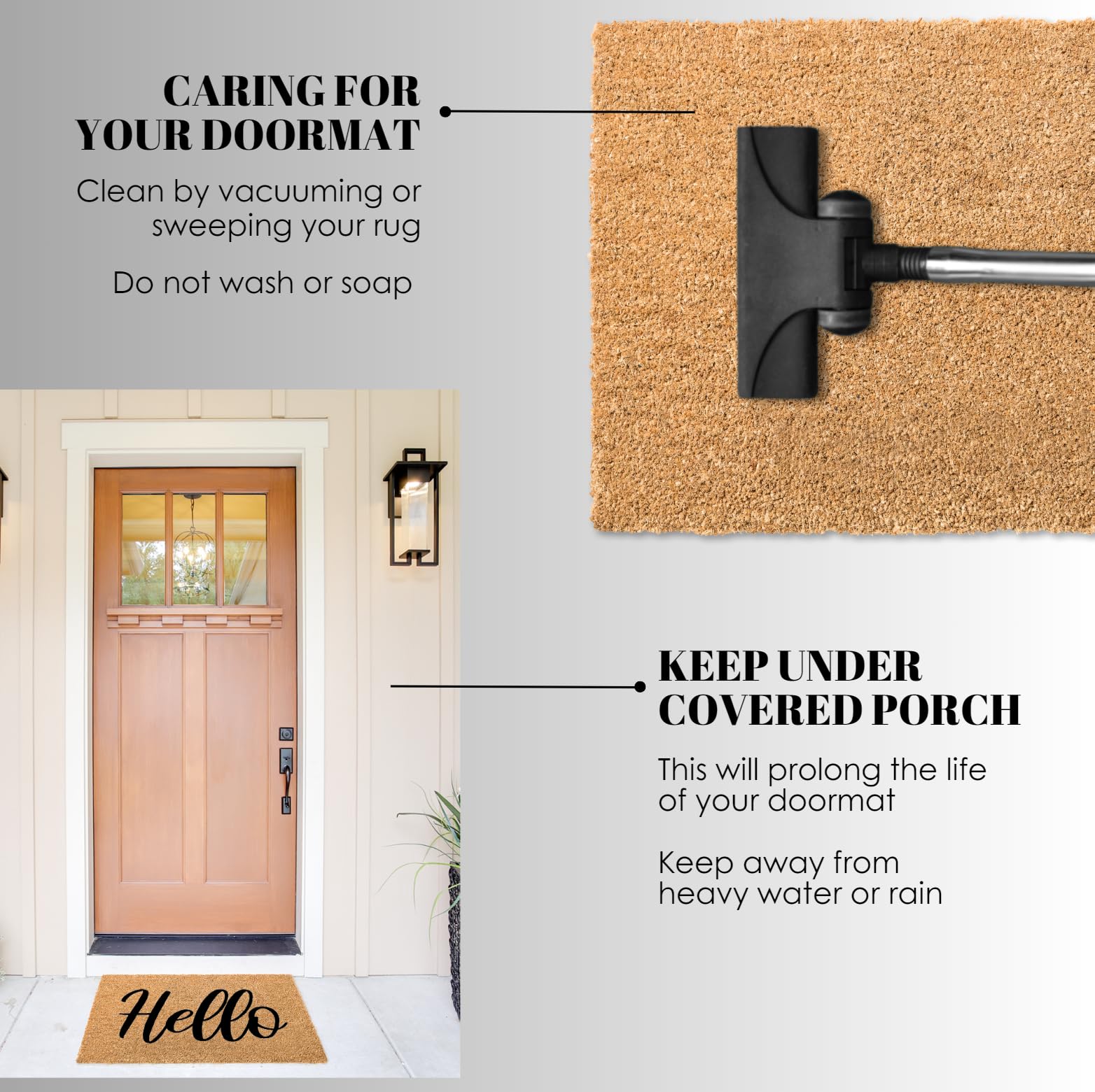 Premium German Shepherd Doormat - Custom Personalized Welcome Mat for Front Door | Wedding Gift, Closing Gift, Family Monogram | Thick Coir & Made in USA | Perfect for Home Entryway, Pet Lovers & Housewarming