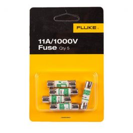 Fluke Fuse 11A 1000V Fast-Acting B5 Electrical Fuse - Lot of 5 for Circuit Protection | Perfect for Industrial Equipment, Power Supplies & Electrical Panels