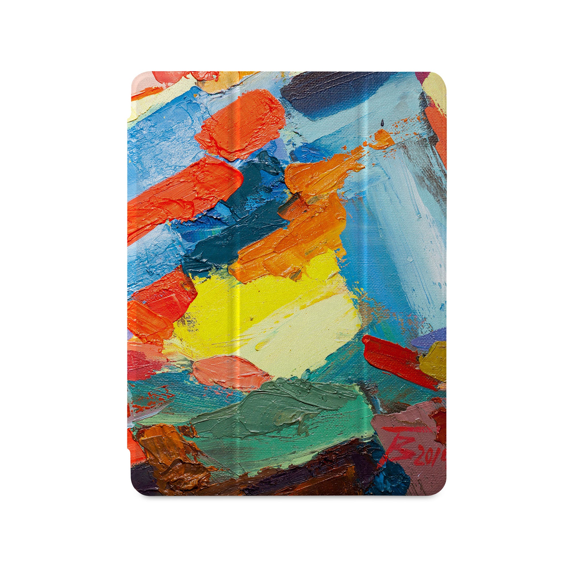 iPad 360 Elite Case with Abstract Oil Painting Design - Premium Protective Cover for iPad Pro/Air/Mini - Perfect for Work, Travel & Home Use