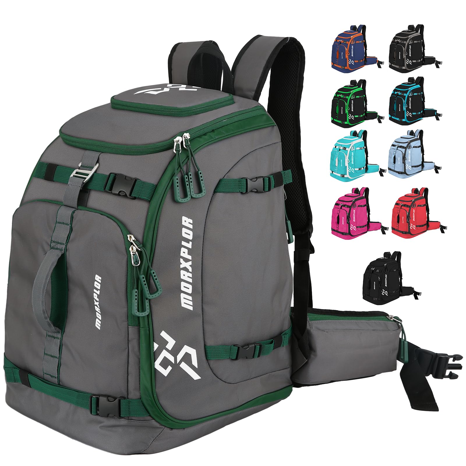Waterproof 65L Padded Ski Boot Bag - Durable Travel Backpack for Ski Gear & Accessories | Perfect for Ski Trips, Mountain Adventures & Winter Sports